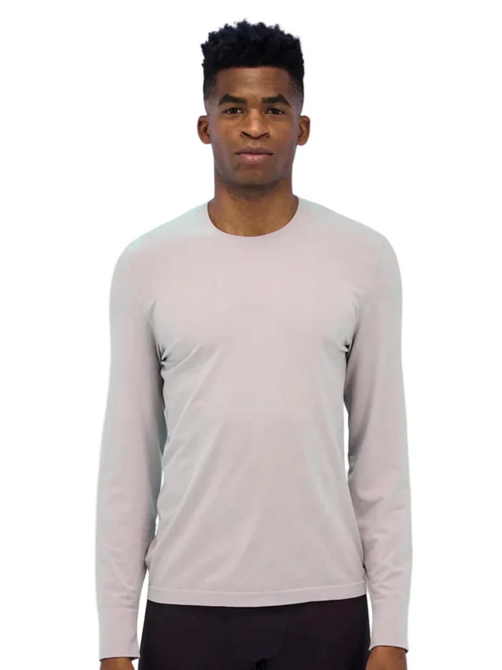 Bandit running mercury seamless long sleeve base layer shirt in Ash • large